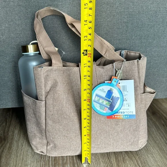 Insulated Tote 7 pc Set - NEW - Picture 4 of 6
